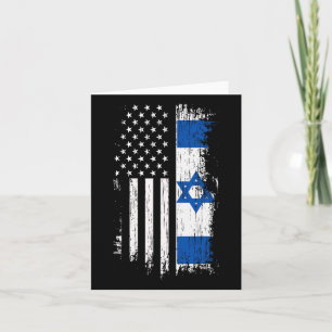Carte Pavillon israélo-américain - Fierté Israël Chemise