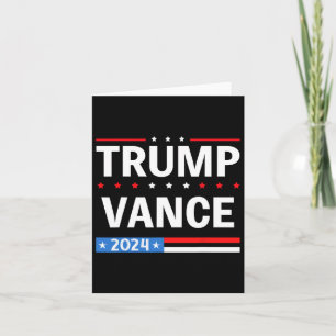 Carte Pavillon Vote 47 Trump Vance 2024 Vp Vice-Présiden