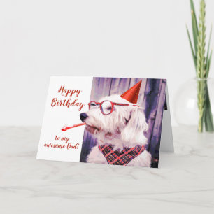 Carte Paw-sitly Grrr-eat Anniversaire Papa Chien Fun