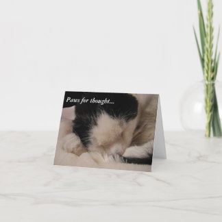 Carte Paws for thought : Sleeping Beauty