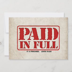 Carte Payé en entier