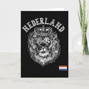 Carte Pays-Bas Reto Netherlands Lion Hollande Hommes Née