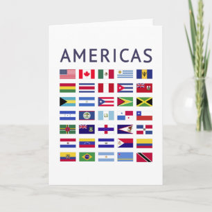 Carte Pays Flags Amériques National Flags Amérique