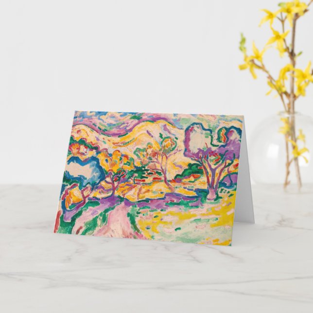 Carte Paysage à La Ciotat | Georges Braque | (Fleur jaune)
