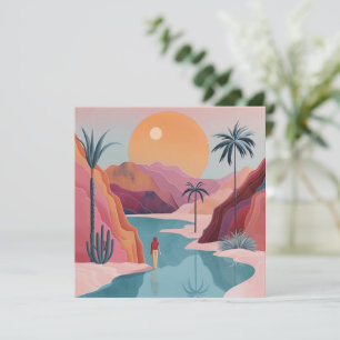 Carte Paysage Abstrait de Boho (18)