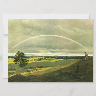 Carte Paysage avec arc-en-ciel (par Caspar David Friedri