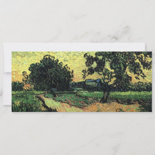 Carte Paysage avec le Château d'Auvers par Vincent van G
