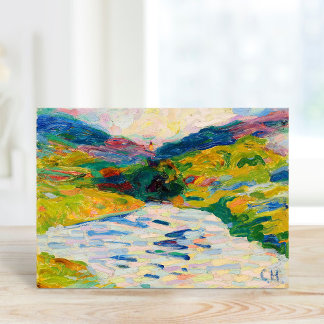 Carte Paysage avec rivière | Curt Herrmann