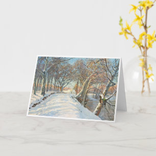 Carte Paysage couvert de neige, Viggo Langer