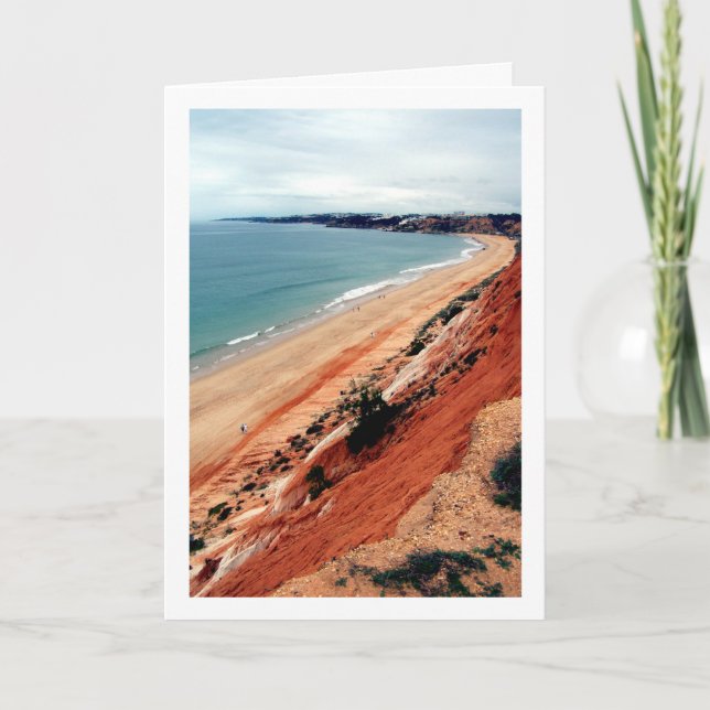 Carte Paysage de bord de mer au Portugal (Devant)