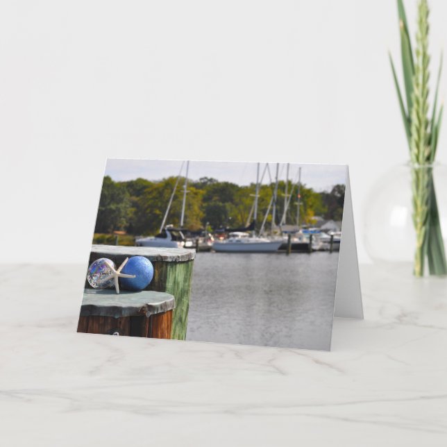 Carte Paysage de la marina- Ornements (Devant)