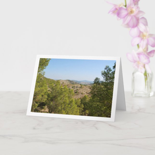Carte Paysage de Lliria, Valence, Espagne (Orchidée)