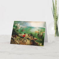 Paysage de Pieter Bruegel avec l'automne d'Icare