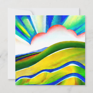 Carte Paysage de Sunburst Rainbow