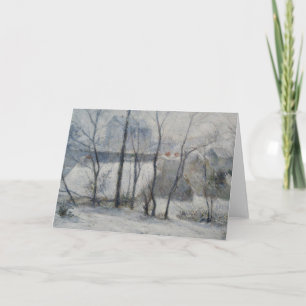 Carte Paysage d'hiver (par Paul Gaugin)