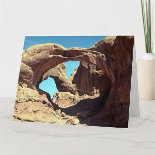 Carte Paysage du désert de Double Arch Utah
