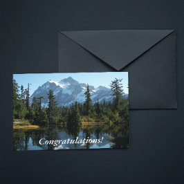Carte Paysage du Mont Shuksan Photo Félicitations