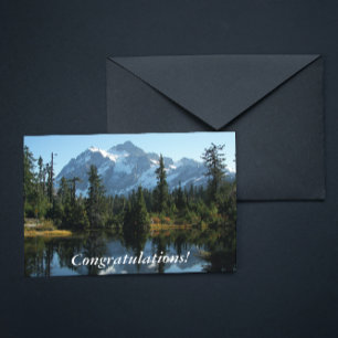 Carte Paysage du Mont Shuksan Photo Félicitations