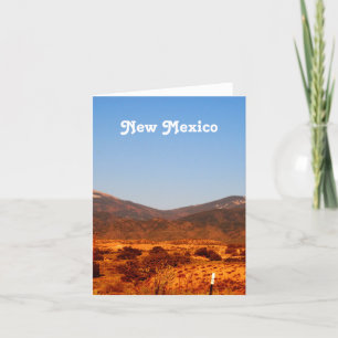 Carte Paysage du Nouveau Mexique