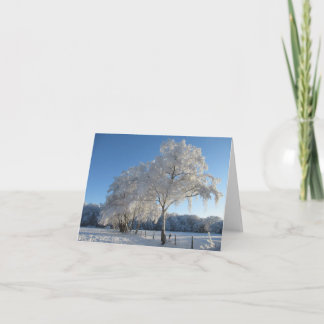 Carte Paysage hivernal : Cheshire