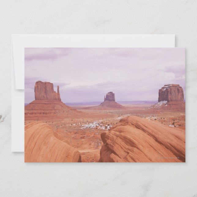 Carte Paysage pittoresque avec Buttes (Devant)