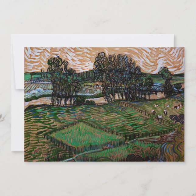 Carte Paysage, Pont sur l'Oise par Vincent van Gogh (Devant)