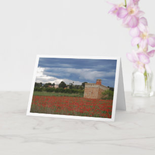Carte Paysage Poppy Field