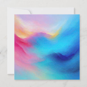 Carte Paysage rose et bleu "Shroudglen".