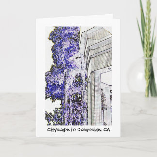 Carte Paysage urbain dans l'Oceanside, CA