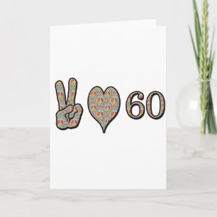 Carte Peace Love 60