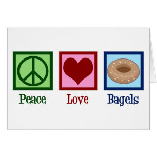 Carte Peace Love Bagels