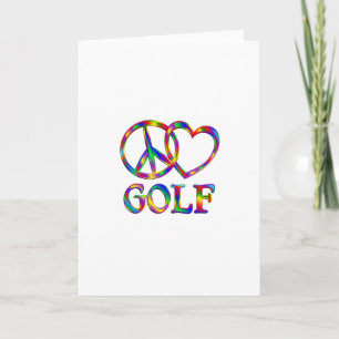 Carte Peace Love Golf