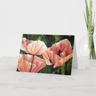 Carte Peach Poppy