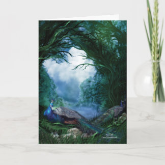 Carte Peacocks ArtCard