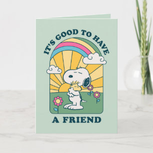 Carte Peanuts   C'est bon d'avoir des amis   Ajouter une