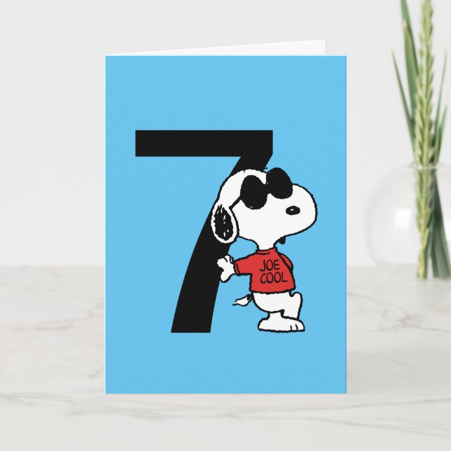 Carte PEANUTS | Joyeux Anniversaire Snoopy (Devant)