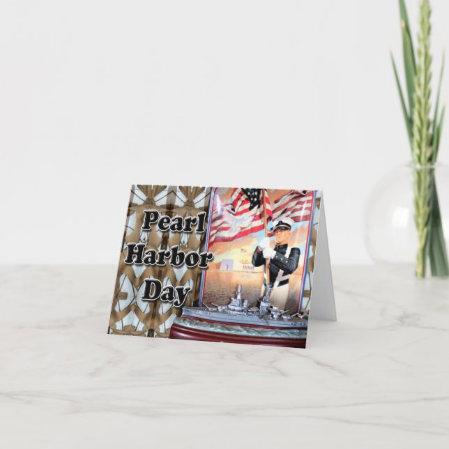 Carte Pearl Harbour Day (Devant)