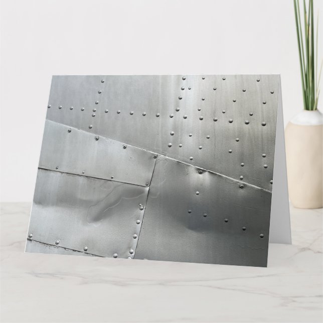 Carte Peau d'aéronef en aluminium (Devant)