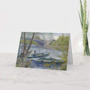 Carte Pêche au printemps   Vincent van Gogh