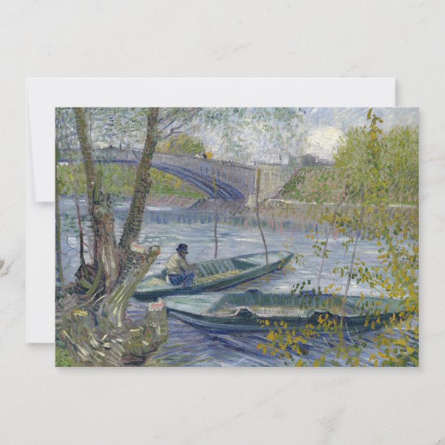 Carte Pêche au printemps | Vincent van Gogh (Devant)