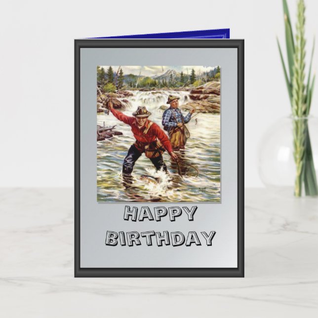 Carte Pêche de mouche en rivière (Devant)