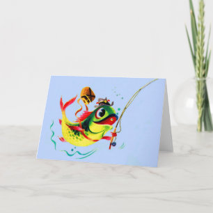 Carte Pêche du poisson dans les années 1940