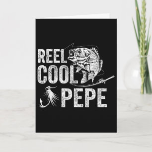 Carte Pêche Papa Cadeaux Pepe Super Drôle de Fête des Pè