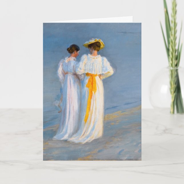 Carte Peder Severin Kroyer - Anna Ancher & Marie Kroyer (Devant)