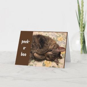 CARTE PEEK-A-BOO & *FÉLICITATIONS* POUR VOUS !