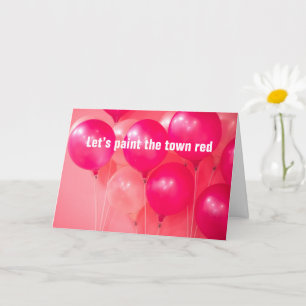 Carte Peignons la ville rouge, joyeux anniversaire - CAR