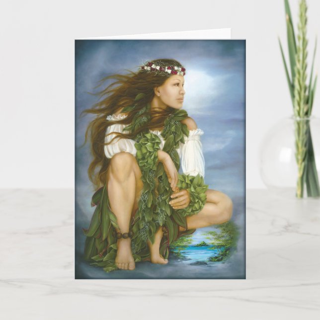 Carte Peinture à l'huile "de No'ono'o de ka" par Lori (Devant)