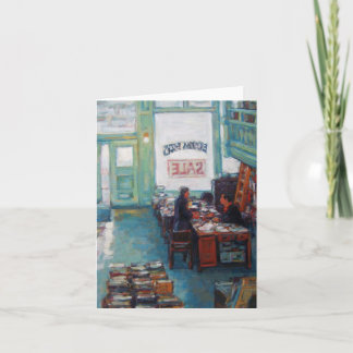 Carte Peinture à l'huile "de vente de livres d'Eureka"