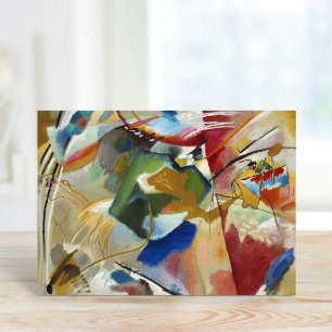 Carte Peinture avec Centre Vert Kandinsky