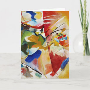 Carte Peinture avec Centre Vert par Wassily Kandinsky